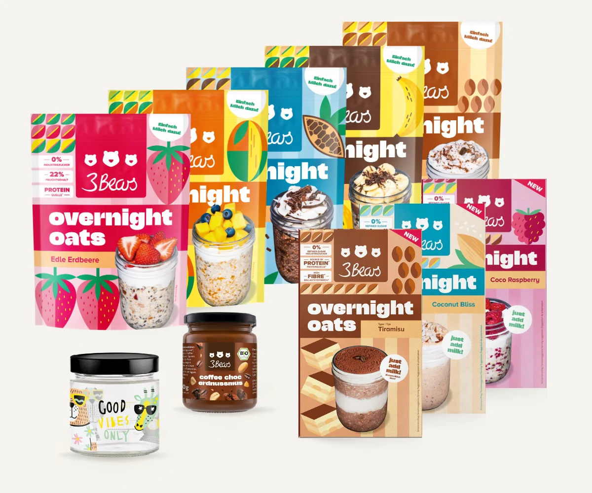 Overnight Oats Meal Prep-Set – Summer Edition